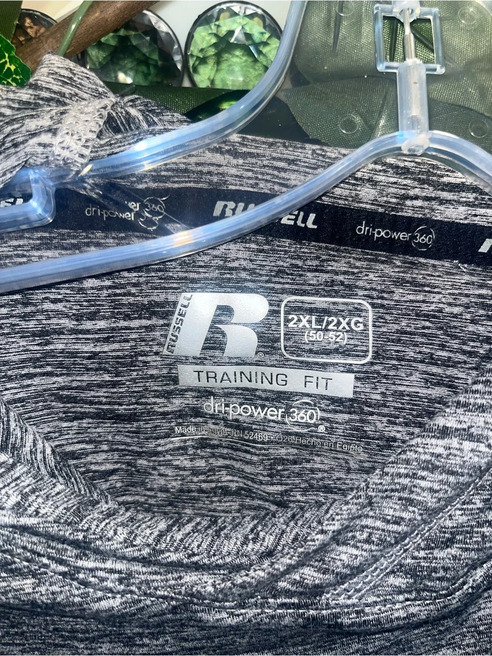 Russell Athletic Men's Heather Gray Performance Hoodie Size 3x